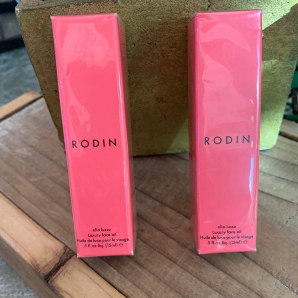 RODIN LUXURY FACE OIL “GERANIUM/ORANGE BLOSSOM” SET 2 FACTORY SEALED
